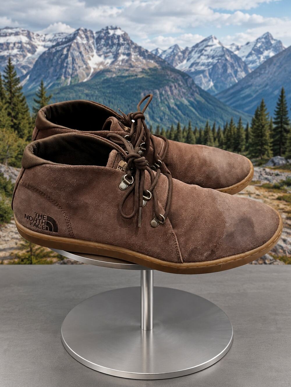 The North Face Brown Suede Leather Chukka Boots Men’s US 11.5 EU 45